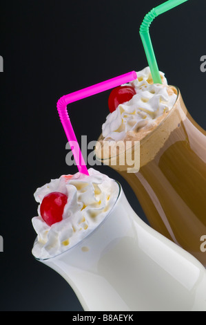 Two Tasty Drinks Stock Photo