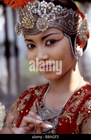 Javanese court dancer Stock Photo