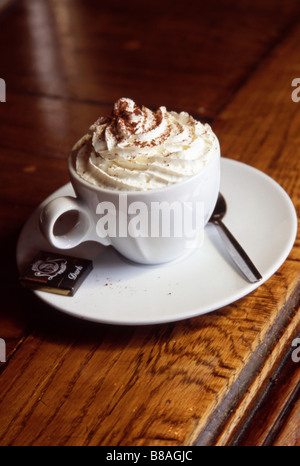 hot chocolate drink Stock Photo