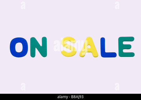 Letter magnet Stock Photo