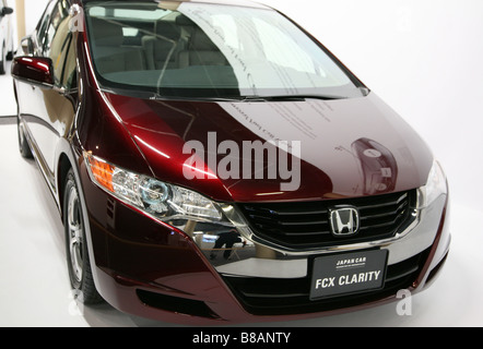 Honda FCX Clarity hydrogen-powered car Stock Photo