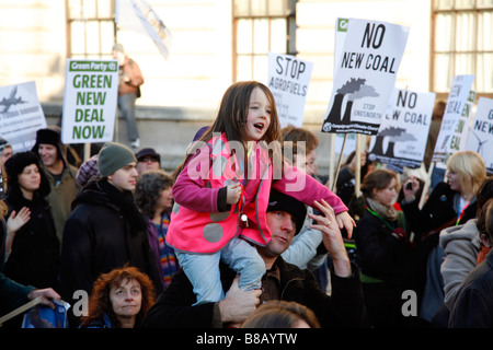 Campaign Against Climate Change, national climate march in London on December 6th 2008. Stock Photo