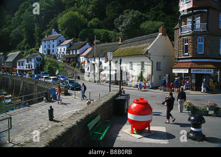 Lynmouth harbour, North Devon, England, UK Stock Photo