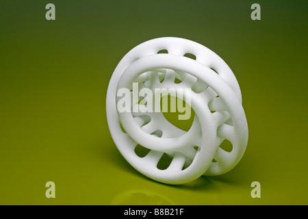 A modern sculpture showing two imbricated Möbius' ribbons. Sculpture ...