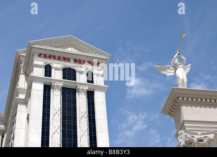 View of Caesars Palace Hotel Casino in Las Vegas Nevada USA Stock Photo