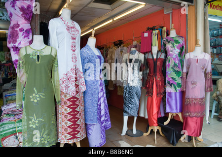 Kuala Lumpur Malaysia Malaysian Jalan Masjid India and Jalam Tuanku Abdul Rahman Indian Muslim Arabian quarter shopping mall Stock Photo