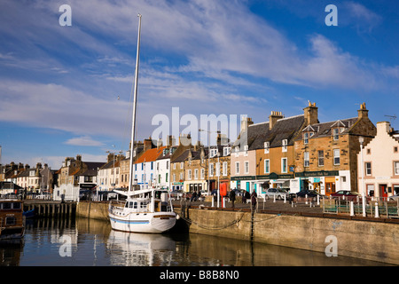 Sailing boats in Anstruther harbour, Fife, Scotland Stock Photo