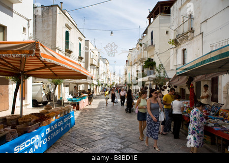 Market day Castellana Grotte Puglia Italy Stock Photo