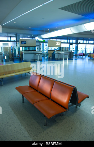Gate 32 Gatwick Airport early morning before opening to the public, London, UK Stock Photo