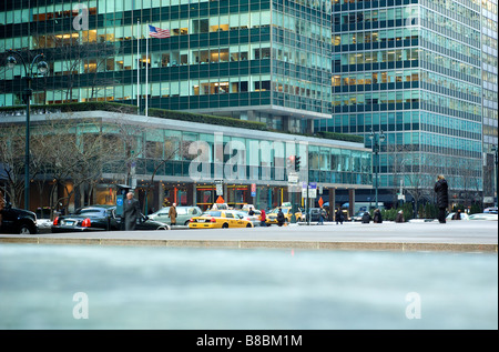 Lever House designed by Gordon Bunshaft of Skidmore Owings and Merrill in New York City NY USA (For Editorial Use Only) Stock Photo