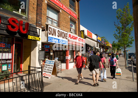 Yonge  Eglinton area, Toronto,Ontario Stock Photo