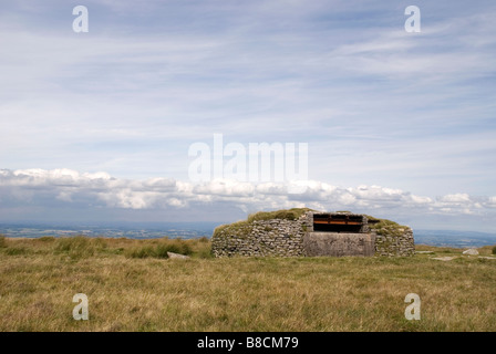 Army observation post on Dartmoor. Stock Photo