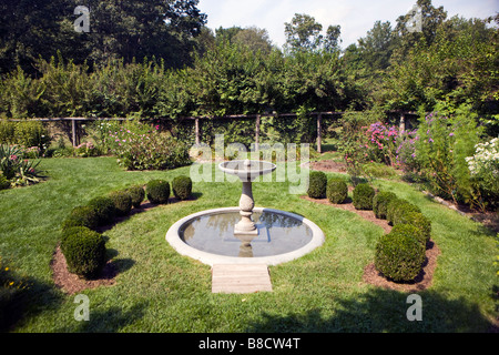 Garden Weir Farm National Historic Site former home of painter J Alden Weir Branchville Connecticut Stock Photo