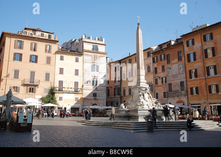 Piazza della Rotonda, Rome, Italy Stock Photo