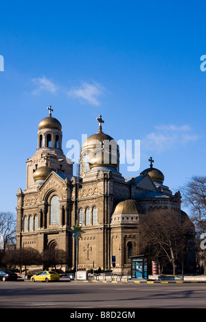 The19th century Cathedral of the Assumption of the Virgin in Varna, Bulgaria Stock Photo