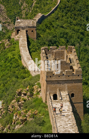 One  35 Watch Towers that comprise Simatai Great Wall 5 4 km long section  Great Wall China located north Miyun county, China Stock Photo