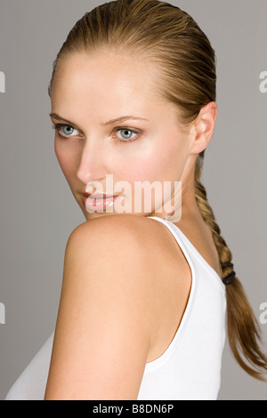 Portrait of a beautiful young woman Portrait of a beautiful young woman