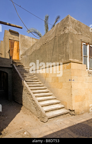 A traditional mud brick house in Old Cairo, Egypt Stock Photo