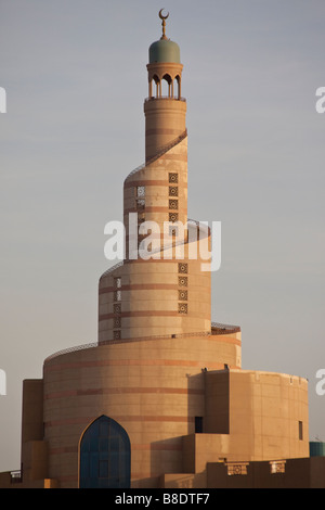 Minaret of FANAR the Qatar Islamic Cultural Center in Doha Qatar