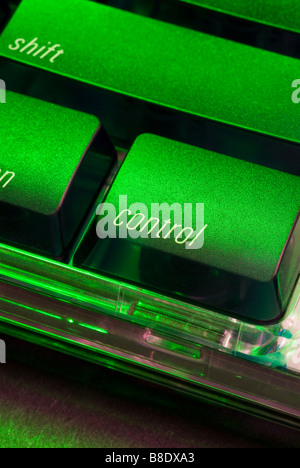 the control key on a computer keyboard Stock Photo