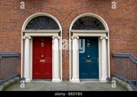 Ireland Dublin Merrion Square doors