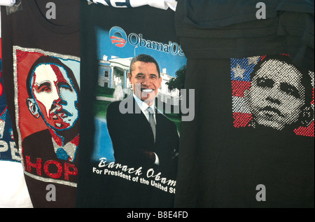 Barack Obama tee-shirts Stock Photo