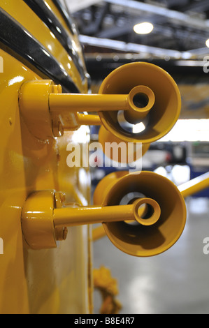 Airplane Exhibition in Bush Plan Museum Stock Photo