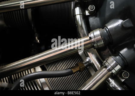 Airplane Exhibition in Bush Plan Museum Stock Photo