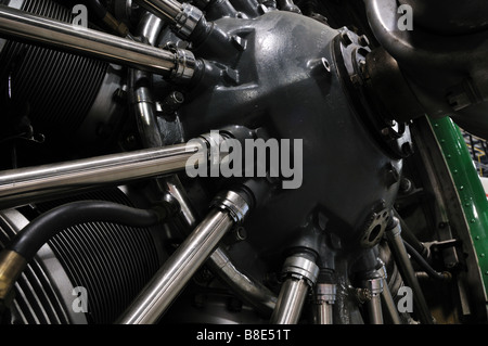 Airplane Exhibition in Bush Plan Museum Stock Photo