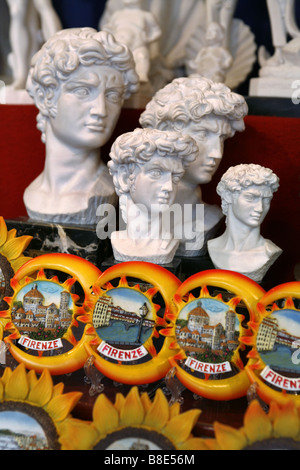 David Souvenirs, Florence, Tuscany, Italy Stock Photo