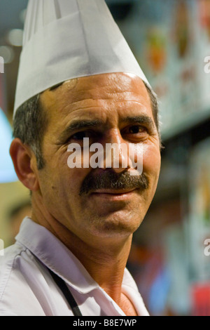 Kebab Chef in Istanbul Turkey Stock Photo