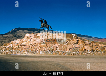 Buffalo Bill memorial in grounds of Buffalo Bill Historic Center, Cody, Wyoming, USA Stock Photo