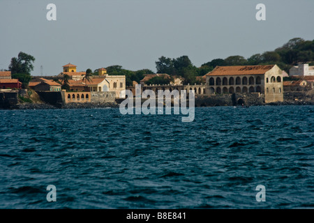 Ile de Goree off of Dakar Senegal Stock Photo