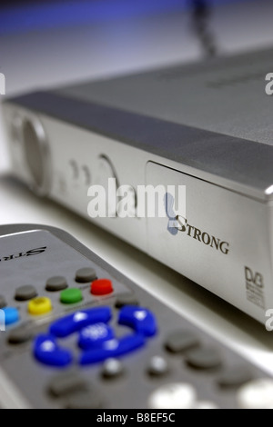 satellite receiver decoder box Stock Photo - Alamy