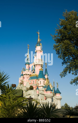 Magic Kindom castle in Disneyland paris Stock Photo