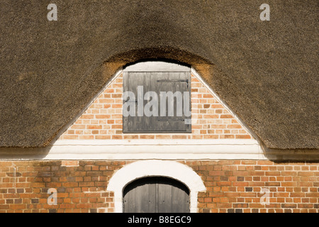 Detail from a tradtional Danish farmhouse Stock Photo