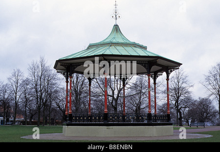 General view of bandstand in Greenwich Park, London. Stock Photo