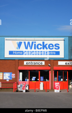 A Wickes Home Improvement Centre in a U.K. city. Stock Photo