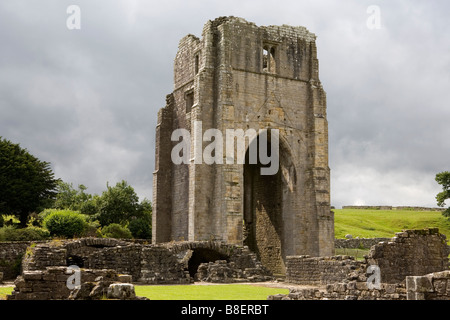 The West Tower of Shap Abbey, near Shap, Cumbria England UK Stock Photo