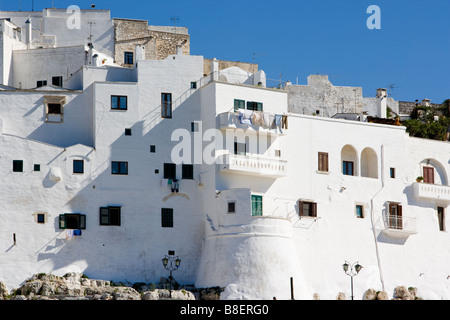 White washed buildings of Ostuni Puglia Italy