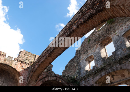 Flat Arch Dominican Church. Old Quarter, Panama City, Republic of Panama, Central America Stock Photo