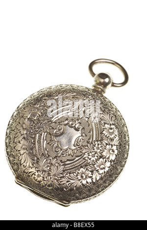 antique pocket isolated on a pure white background Stock Photo