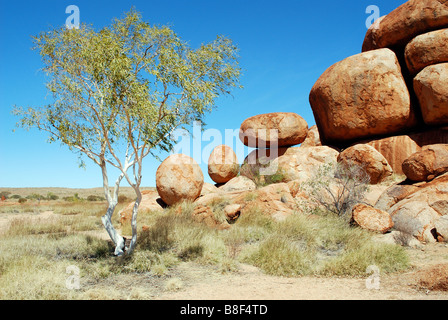 Devils Marbles, Nr Tennant Creek, Northern Territory, Australia Stock Photo