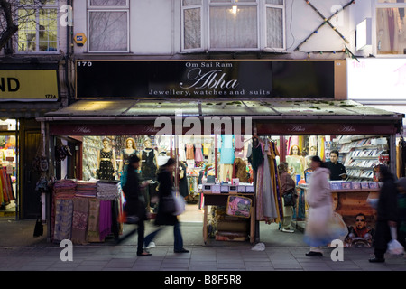 Indian Clothes shop Wembley north London Stock Photo