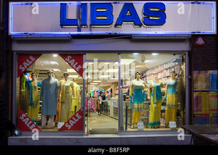 Indian Clothes shop Wembley north London Stock Photo