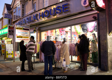 Indian Clothes shop Wembley north London Stock Photo