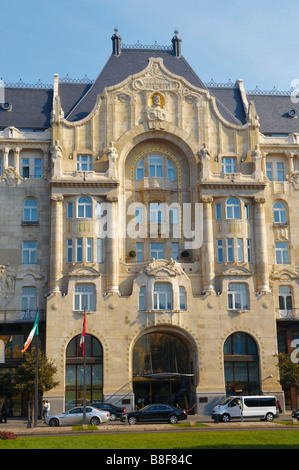 Gresham Palace - Four Seasons Hotel. Budapest Hungary Stock Photo