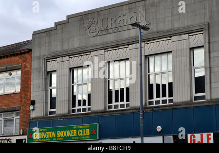 Burton building and snooker hall, Erdington, Birmingham, England, UK Stock Photo