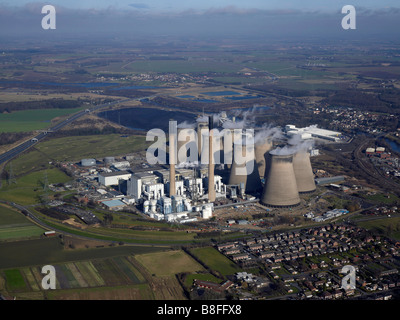 Ferrybridge Coal Fired Power Station, West Yorkshire, Northern England Stock Photo