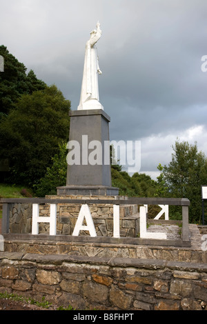 Christ The King Statue Glen of Aherlow, County Tipperary, Ireland Stock Photo